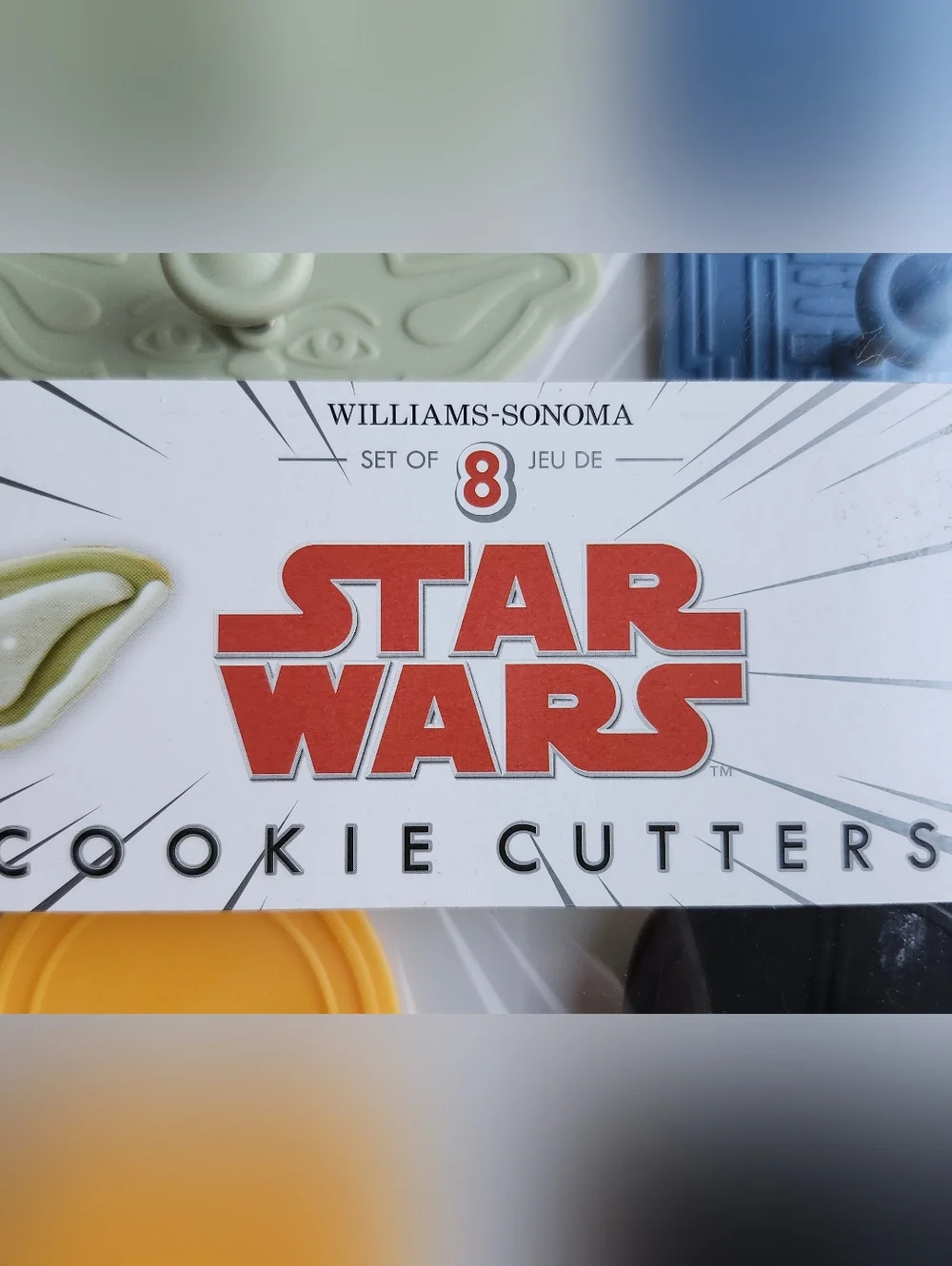 Williams Sonoma Star Wars Cookie Cutters Set of 8 Press Stamp NIB